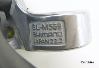 Shimano Deore LX SL-M569 3x8 rapidfire trigger shifter Schalthebel Set 90er Jahre mit  Montageanleitung NOS