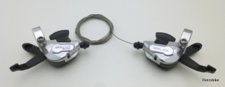 Shimano Deore LX SL-M569 3x8 rapidfire trigger shifter Schalthebel Set 90er Jahre mit  Montageanleitung NOS