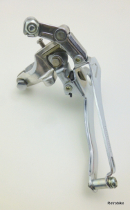 Shimano FD-AL11 down pull 3 fach Schelle Durchmesser 28,6mm 136g silber 80er Jahre MTB Tourenrad