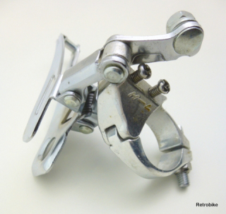 Shimano FD-AL11 down pull 3 fach Schelle Durchmesser 28,6mm 136g silber 80er Jahre MTB Tourenrad
