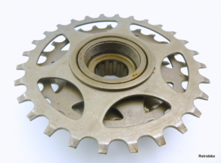 Shimano MF - Z012 INDEX freewheel sprocket BSA 5 speed burnished 14 to 28 teeth SIS shifting system friction road bike NOS