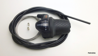 Shimano Nexus 3 Gang SL-3S42E Revoshift Drehgriff Montage rechts schwarz 3 Gang Getriebenabe NOS