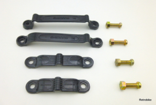 Preview: Shimano Positron PPS Schaltzug Rahmenschelle Kabelklemme Kabelführung schwarz Kunststoff NOS