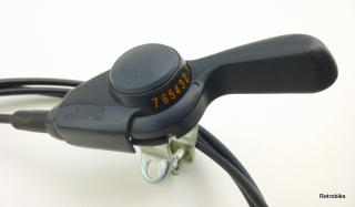 Shimano Positron SL P300 Daumenschalthebel 7 fach Schaltzug 1740mm NOS