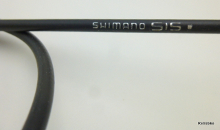 Shimano SIS gearshift cable outer casing bowden cable 4mm black 600mm and 300mm with end cap rear derailleur