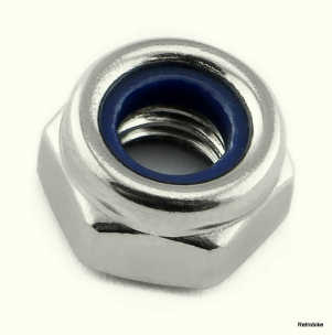 Lock nut M5 stainless steel V2A DIN 985