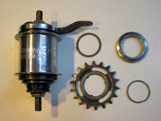 Sturmey Archer three speed gear hub AWC