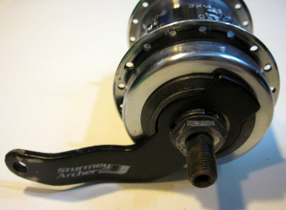 Sturmey Archer three speed gear hub AWC with coaster brake