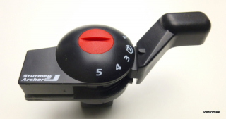 Sturmey Archer 5 Gang Sprinter 5V Daumenschalthebel indiziert Getriebenabe 1-zügig 1 Schaltzug HSJ839 bis 2008