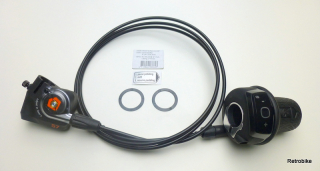 Sturmey Archer 7 speed rotary handle switch 1700mm set as a replacement kit for Sram S7 Sachs Spectro S7 rotary handle switch set hub gear IGH