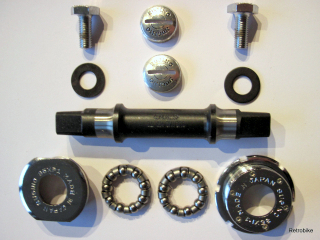 NOS Boitier De Pédalier OMAS 1970s-1980s Bottom Bracket 114mm