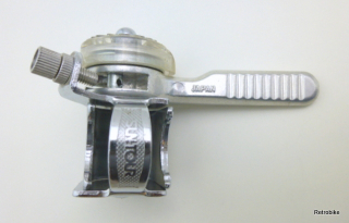 Suntour Click 5 fach Alu Daumenschalthebel Vorbau 22,2mm Rennrad 80er Jahre NOS