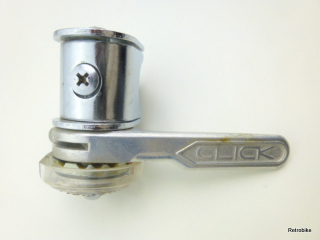 Suntour Click 5 fach Alu Daumenschalthebel Vorbau 22,2mm Rennrad 80er Jahre NOS