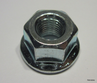 locking teeth pressed on flange axle nut fg 7,9 front wheel