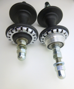 Weco Joytech Hinterrad Vorderrad Nabe Straightpull Speiche 36 Loch Schraubachse Schraubkranz BSA 7 fach Rennrad 80er Jahre Set