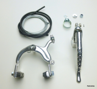 Weinmann Alpha 721 Hinterrad HR Seitenzugbremse Felgenbremse Alu Bremse Brev Set NOS