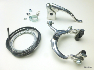 Weinmann Alpha 721 Hinterrad HR Seitenzugbremse Felgenbremse Alu Bremse Brev Set NOS