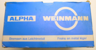 Weinmann Alpha 721 Hinterrad HR Seitenzugbremse Felgenbremse Alu Bremse Brev Set NOS