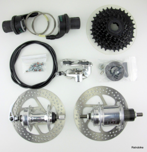sachs quarz 3x7 scheibenbremse dual drive set