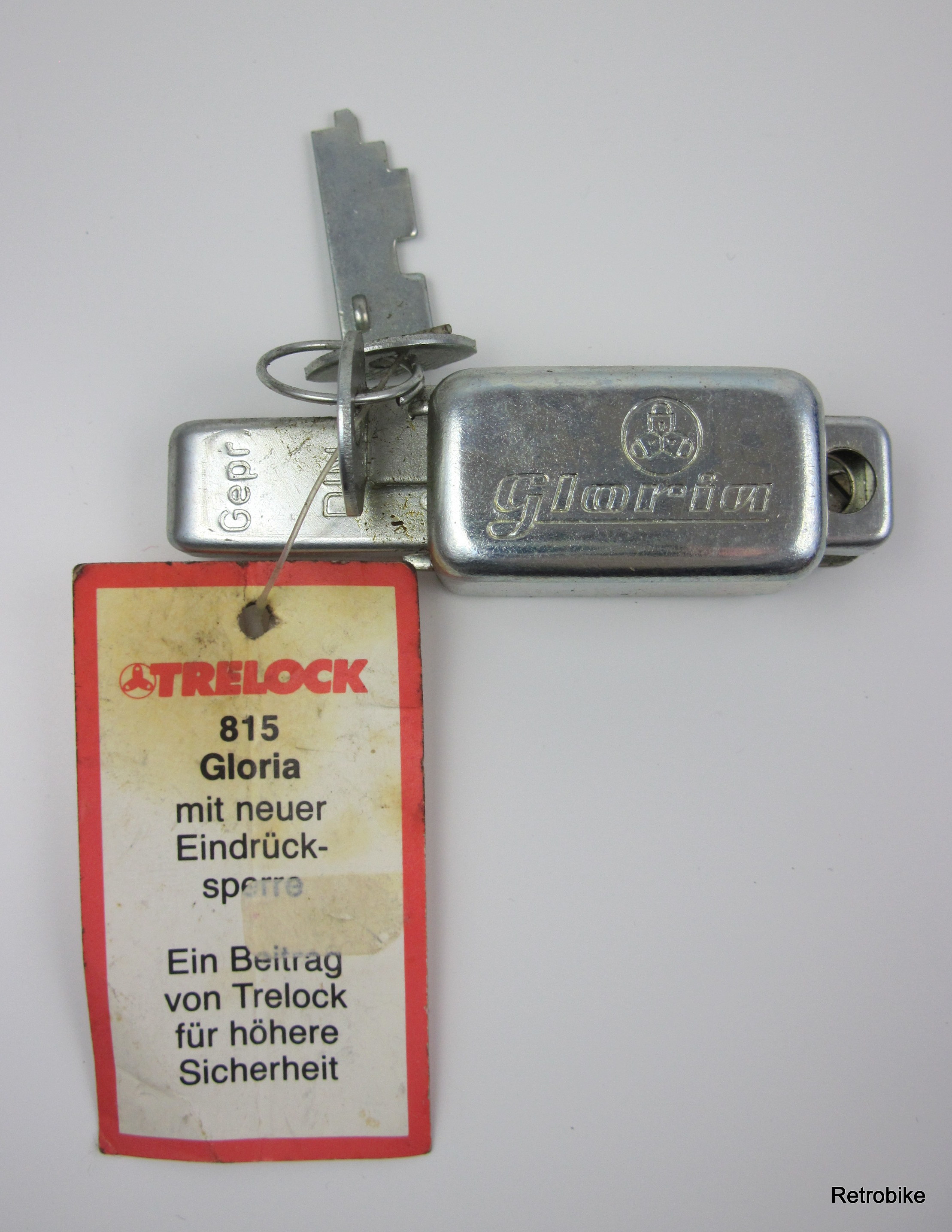 Trelock 815 Gloria Speichenschloß  Alter Klassiker > Neu  > Fahrrad Schloss 