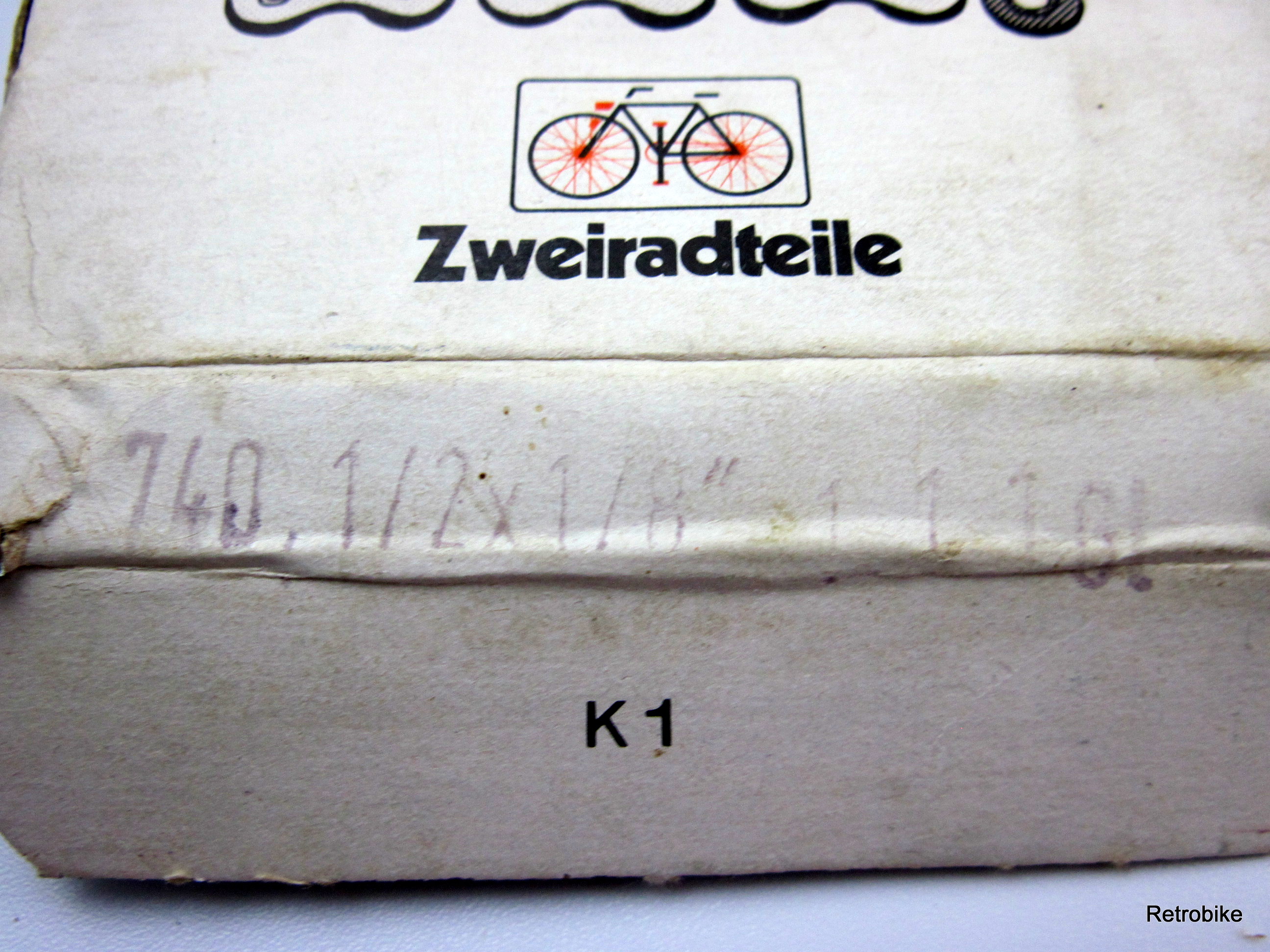 FSC Fahrradkette 1-Gang – 1/2 X 1/8 Zoll, 104 Glieder, Braun, Für Fixies & Singlespeed