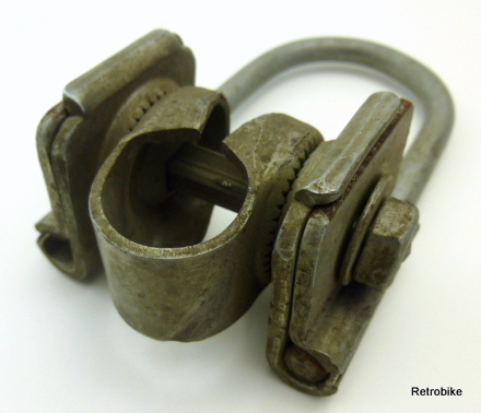 SADDLE CLAMP PEUGEOT chromé Chariot de selle années 60' eroica Old Bike