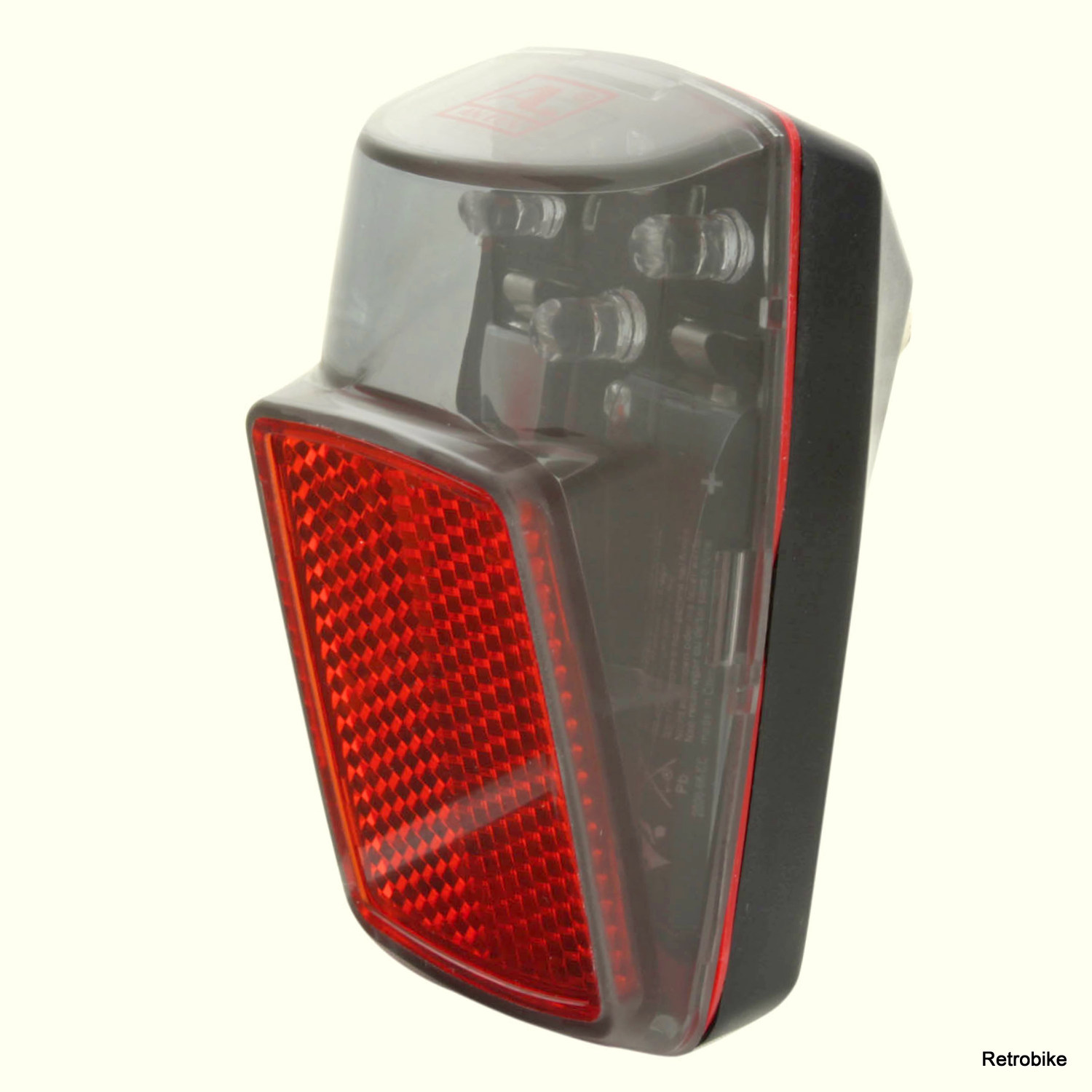 Kaufe Universal Motorad Schutzblech mit rotem LED-Bremslicht hinten mit  Halterung