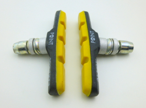 3 Paar V-brake Bremsschuhe Bremsbeläge Felgenbremse 70mm mit Gewindebolzen