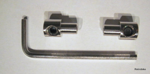 cable end caps cnc machined stainless steel allen screw clamp