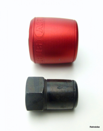 ABUS NutFix M10x1 red gravity technology component security solid axles rear wheel lock