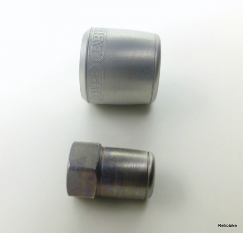 ABUS NutFix 3/8 Zoll silber Gravitationstechnologie Diebstahlschutz Vollachse Hinterrad Laufrad