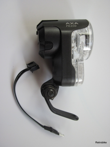 retrobikefranken - Axa Pico Steady Auto LED headlight searchlight