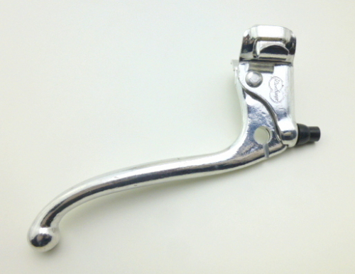 Altenburger Synchron Alu Bremshebel Bremsgriff Felgenbremse Zangenbremse silber Montage rechte Seite NOS