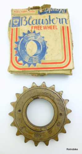 Blaustern singlespeed freewheel 18T BSA ISO 1/2 x 1/8" NOS 70's