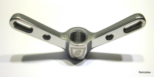 1 pair BRAVE CLASSIC wing nuts FG 10 rear wheel chrome plated steel road bike set