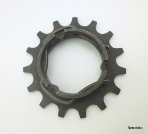 Doppel Steckritzel fixiert mit Federring 15 Zähne Antreiber mit 3 Nocken Ersatzteil Teilstück NOS