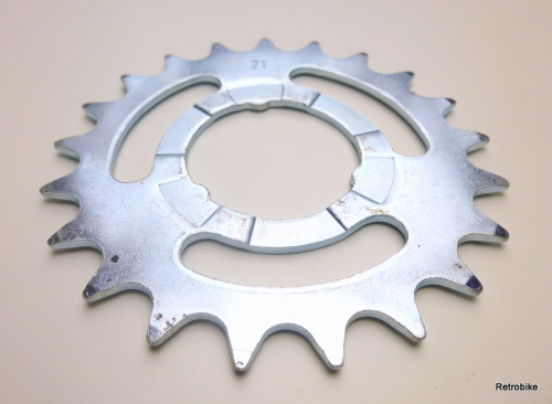 ESJOT Steckzahnkranz Zahnkranz Ritzel 2,1mm flach 21Z 21 Zahn 1 Gang Nabenschaltung