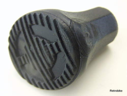 retrobikefranken - Einbeinstnder Fahrradstnder Ersatzfu Stnder Fuss  Ersatzteil Kappe schwarz Kunststoff Gummi Fahrrad Endkappe