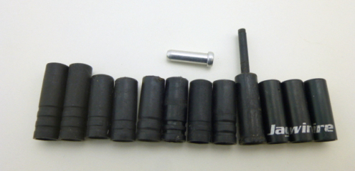 Endkappe 4mm Schaltzug Außenhülle Kunststoff Alu gemischt