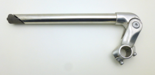 Ergotec Lenker Vorbau WH5202GK verstellbaren Schaftvorbau silber Niro 25,4mm Schaftdurchmesser City Trekking Fahrrad