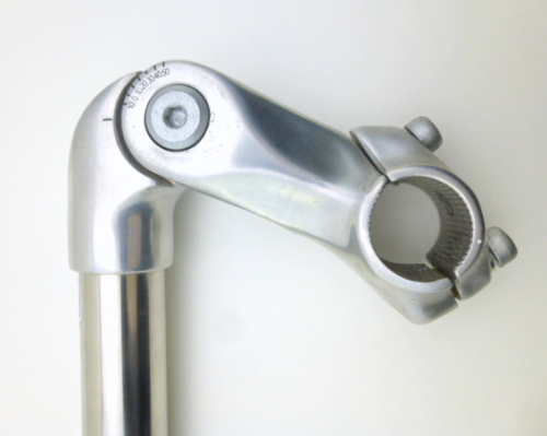 Ergotec Lenker Vorbau WH5202GK verstellbaren Schaftvorbau silber Niro 25,4mm Schaftdurchmesser City Trekking Fahrrad