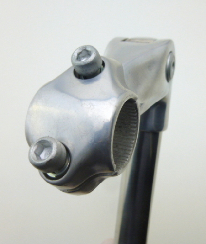 Ergotec Lenker Vorbau WH5202GK verstellbaren Schaftvorbau silber Niro 25,4mm Schaftdurchmesser City Trekking Fahrrad