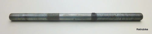 Fahrrad Hinterrad Achse FG 9,5 Gewindestange mit Nut-Fräsungen 3/8" x 26 Vollachse HR Länge 160mm