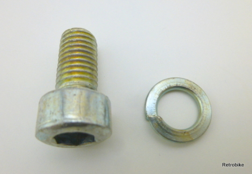 Inbusschraube Innen 6-Kant Gewinde M10 mit Federring Fahrradständer Seitenständer Ständer