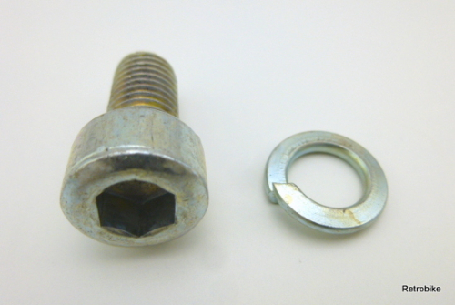 Inbusschraube Innen 6-Kant Gewinde M10 mit Federring Fahrradständer Seitenständer Ständer