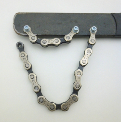 Chain whip sprocket pulle remover lockring with Campagnolo Record C9 chain