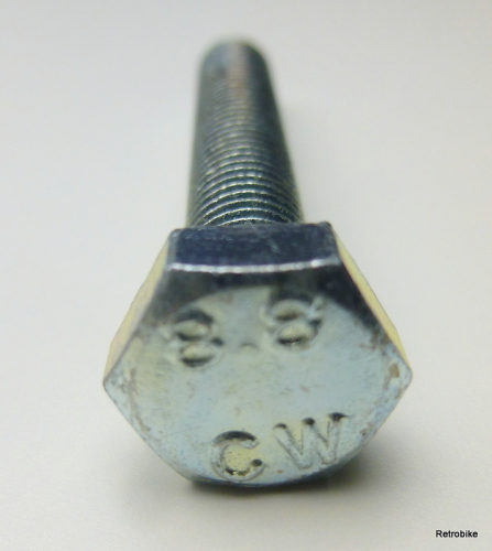 M8x50 hexagon screw 6-edge screw 8.8 steel galvanized