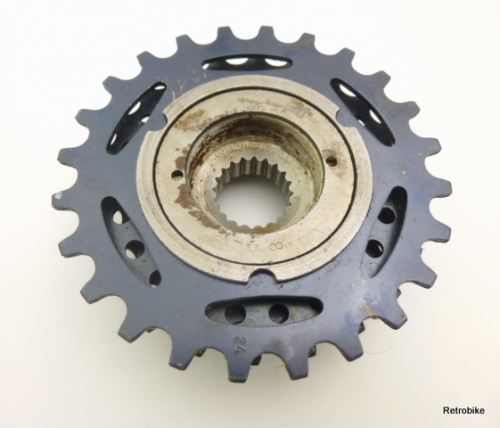 Maillard Atom 77 Compact freewheel sprocket 6 speed 14 to 24 teeth cogs BSA black 6 speed  NOS