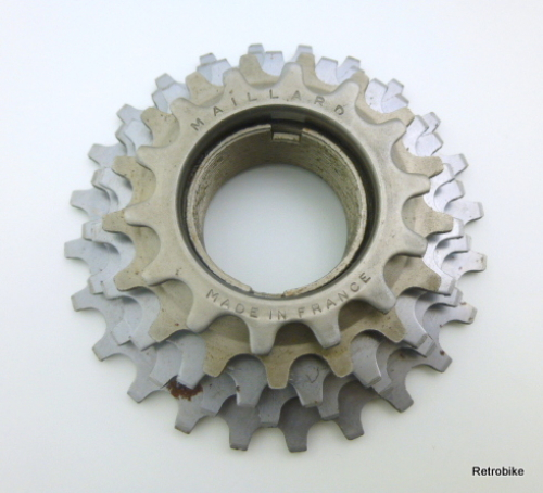 Maillard Schraubkranz Freilaufzahnkranz Schraubzahnkranz 5 fach 14 -24 BSA silber NOS