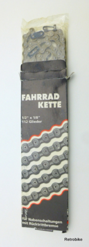 Point bicycle chain gear hub and 1 speed single speed 1/2" x 1/8" chain links assembly chain lock ferder lock